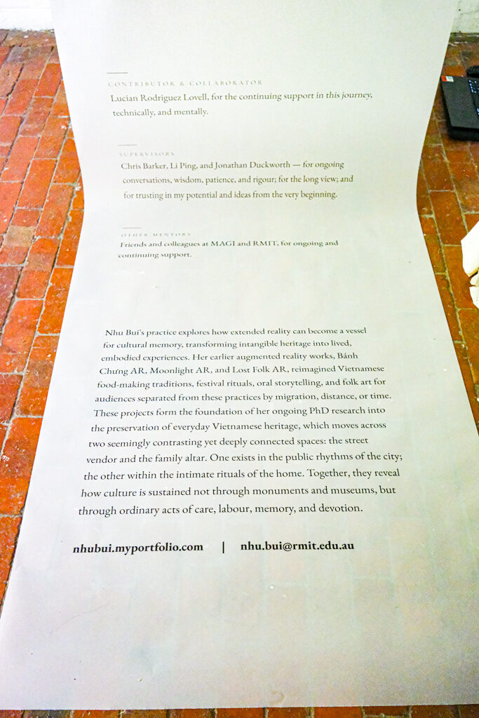 Installation view, Somewhere, Elsewhere, Now, Here, Abbotsford Convent, 2025