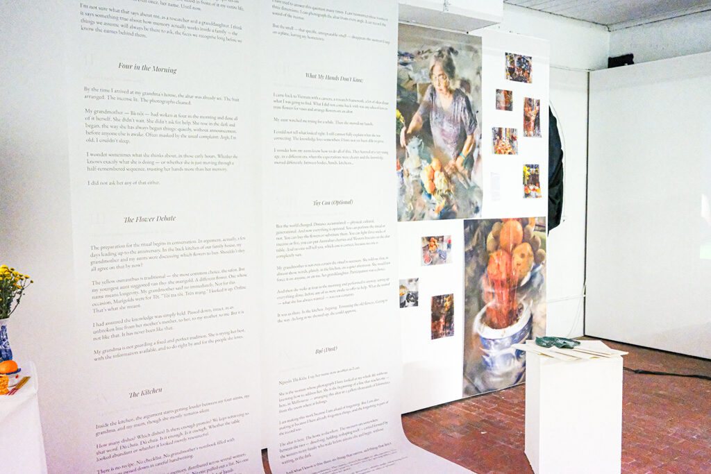 Installation view, Abbotsford Convent